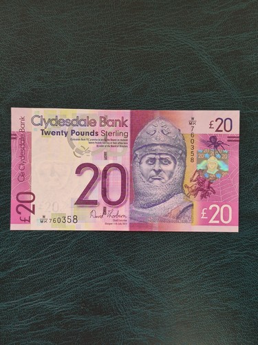 Twenty pound note 20 - -, £20