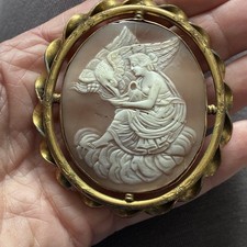Victorian Carved Shell Hebe &