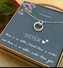 Sister Ring Pendant Alloy