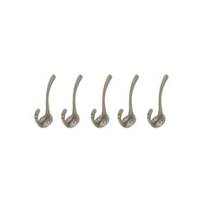 Pack of 5 Satin Nickel Solid
