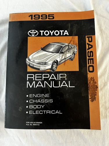 1996 toyota paseo - shop, service