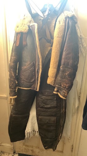 Genuine ww2 leather flying - ww2,