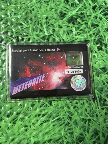 Meteorite stardust card