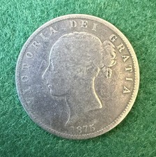 1875 Half Crown Queen Victoria