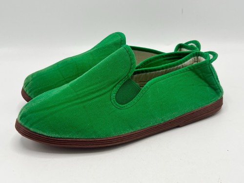 Flossy style green canvas slip - flossy,