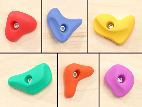 6pc rock climbing hold - rock,