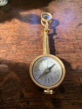 19thc Gilded Compass Mirror and Binoculars In Original damaged box