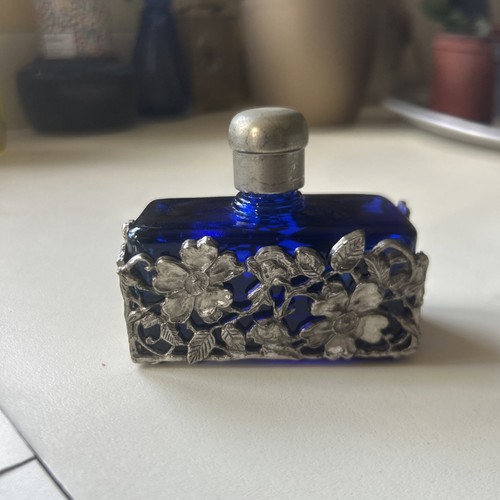 Vintage cobalt blue glass - cobalt,