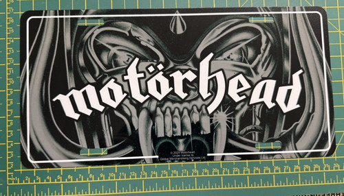 Motorhead fangs number plate - motorhead,