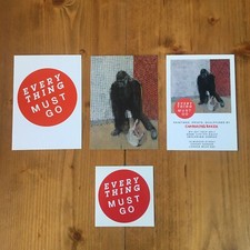 Charming Baker Everything Must Go Promo Postcards & Sticker