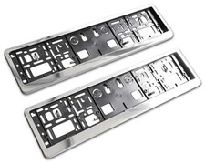 2x EU Number Plate Holder |
