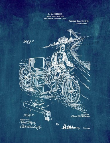 Motorcycle side car - motorcycle, patent