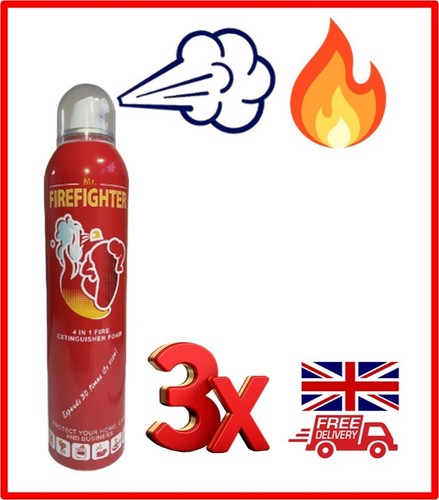 Fire extinguisher spray - extinguisher, foam