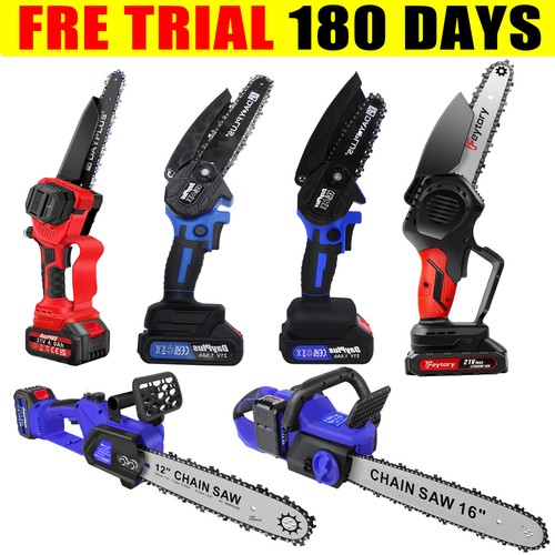 Cordless chainsaw wood cutter - wood,