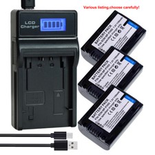 NP-FH50 Battery or charger for Sony Handycam DCR-DVD106 DVD109 SR42 SR45 SR220