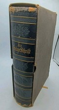 Antique 1901 German Family Bible W Rec. Lutheran HEILIGE SCHRIFT,  Pub St Louis 