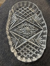 Vintage Clear Crystal Glass