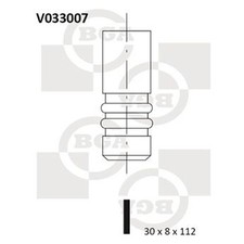 BGA Engine Exhaust Valve 30mm