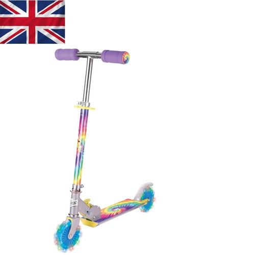 Rainbow tie dye - rainbow, scooter