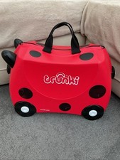 Trunki Lady Bird Ride On Children Bag Luggage Travel Red No Strap Key