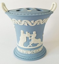 Wedgwood Blue Jasperware Vase