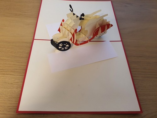 Popup vespa card - popup,
