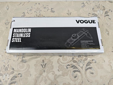 Vogue Mandoline, Silver & Black, Size: 135(W) x 400(L)mm, Includes Five Intercha