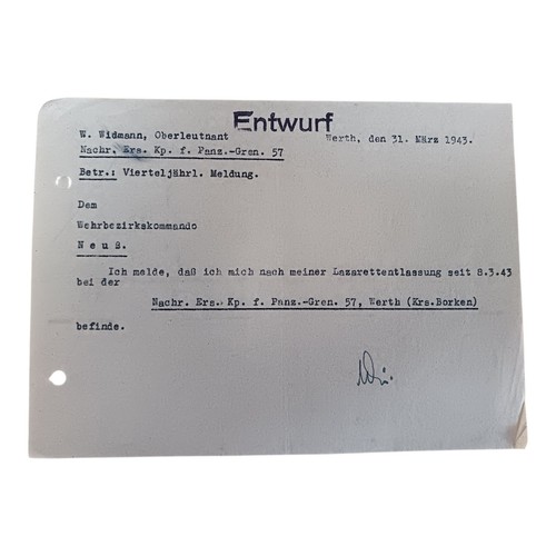 German ww2 draft letter - german, letter.