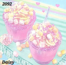 4 x Single table Paper Napkins,Decoupage/Art/Craft/Vintage/ice cream 