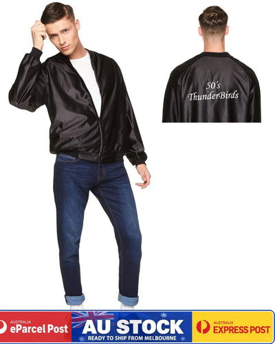 Ca1434 mens rock roll jacket - n,