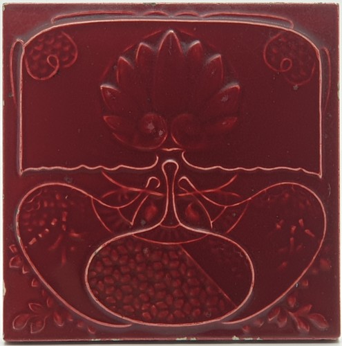 Art nouveau fireplace - art,