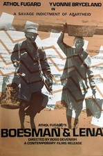 BOESMAN AND LENA 1973 Athol Fugard, Ross Devenish UK 20x30 POSTER