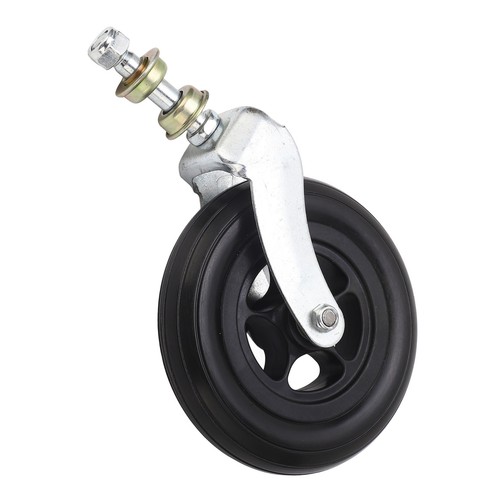 Black 6in caster wheel - black,