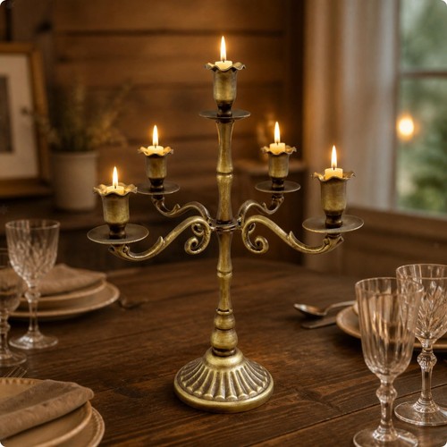 Antique bronze light - bronze, 5-light