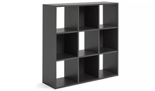 9 Cube Storage Unit Dark Grey Anthracite Argos Home Squares - Ex Display Boxed 