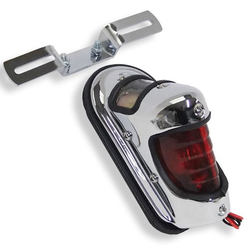 Chrome beehive taillight with - beehive,