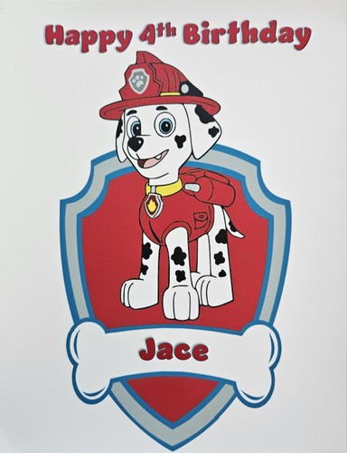 Paw patrol marshall - patrol, edible