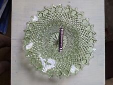 Vintage green glass  Cake