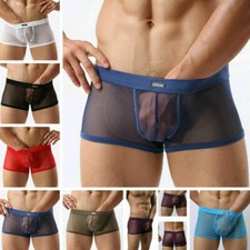 NEW Mens see through Underwear