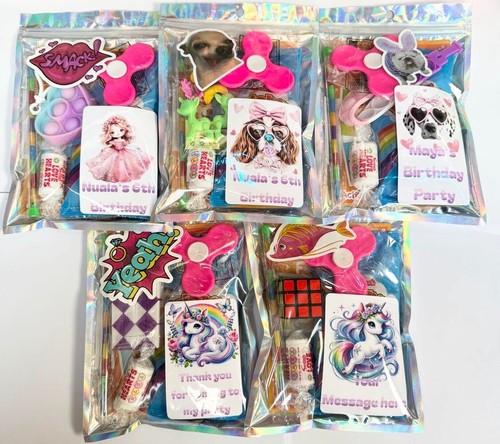 Girls party bags pre - party, bags,