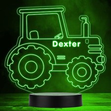 Tractor Outlines Farm Vehicle