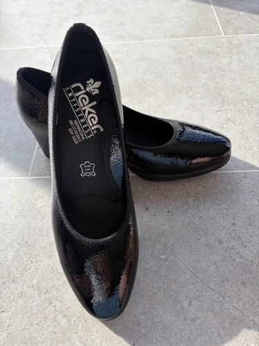 Rieker antistress black patent - antistress,