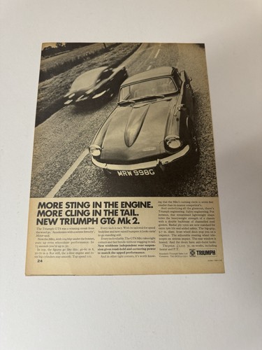 Original vintage 1968 - original, triumph