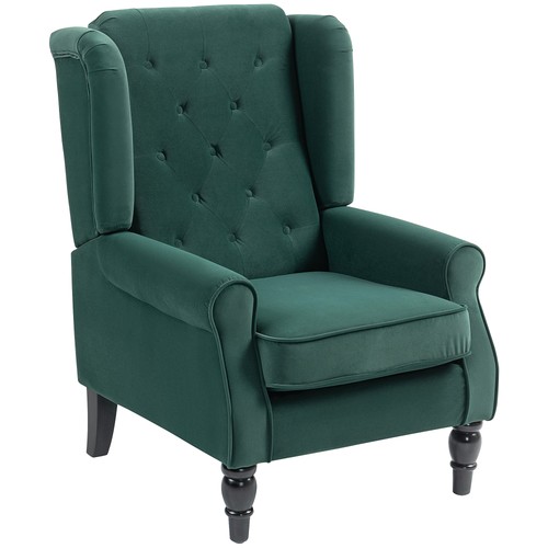Homcom accent chair - homcom, wingback