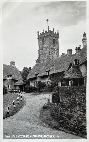 1957 godshill church - 1957, cottage
