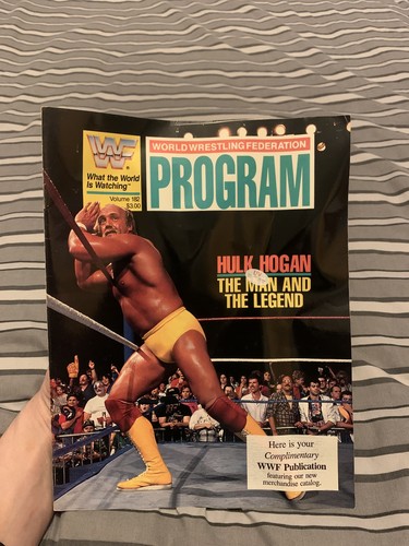 Wwf program magazine - wwf,
