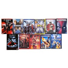 Fox Marvel DVD Bundle - Deadpool & Wolverine, Blade, Elektra, XMen, Fantastic