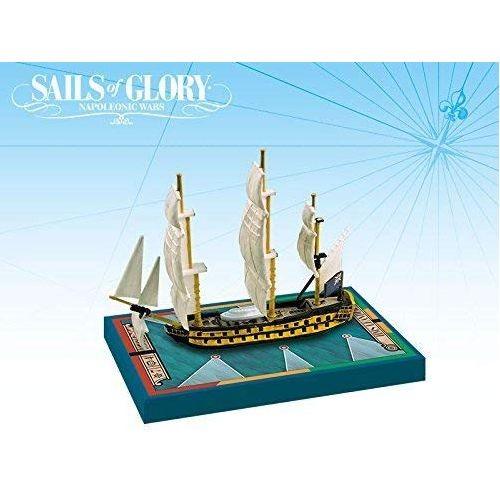 Sails glory hms leander - of,