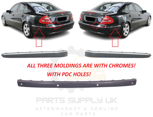 New for w211 06 rear - for,