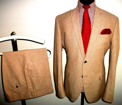Herringbone linen piece - 2, suit